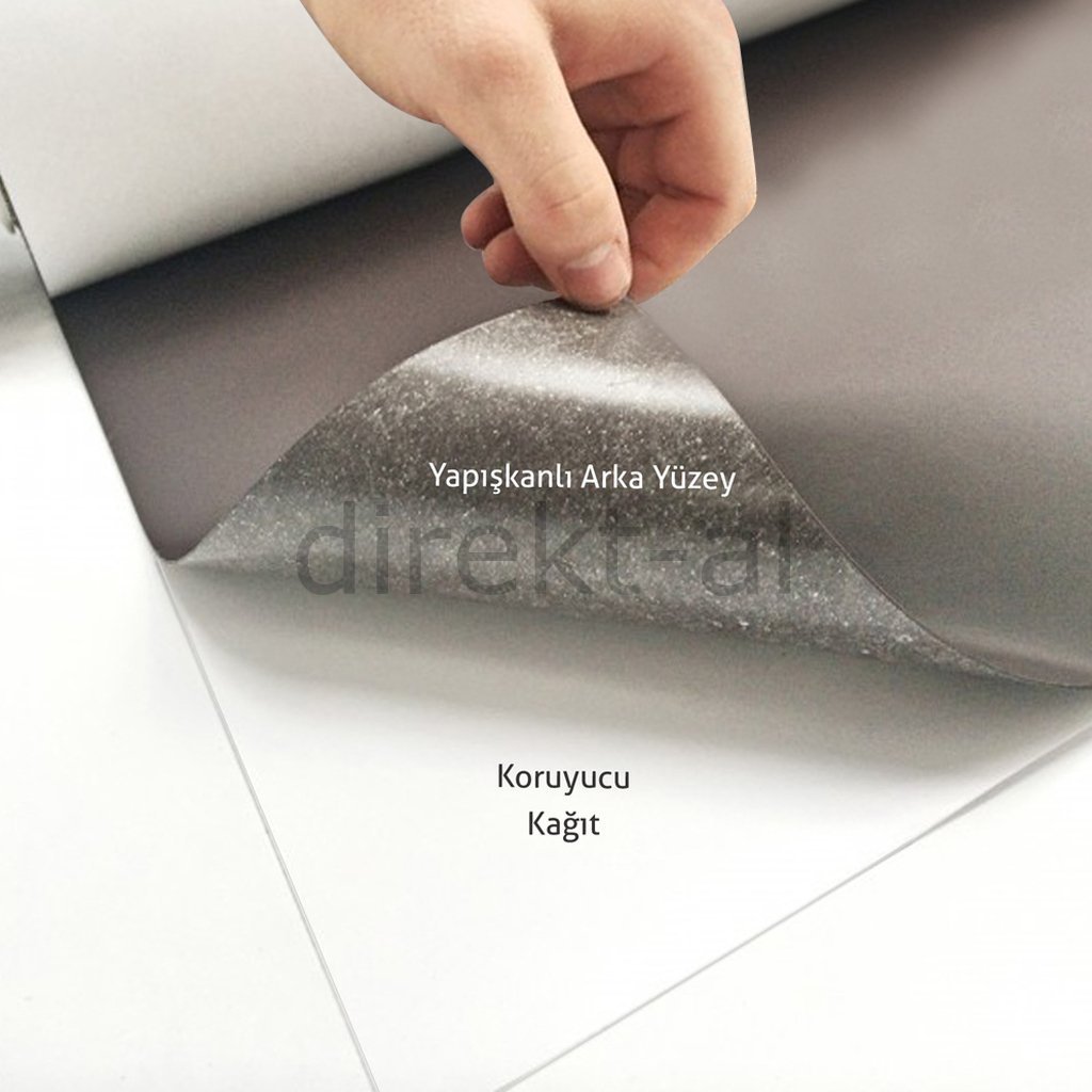 YAPIŞKANLI MAGNET TABAKA 50x61 CM. 0,4 MM.