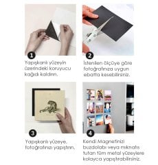 YAPIŞKANLI MAGNET TABAKA 50x61 CM. 0,4 MM.