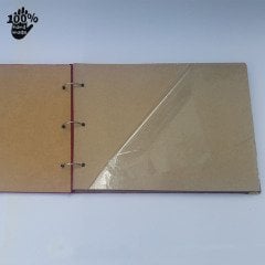 YAPIŞKANLI FOTOĞRAF ALBÜMÜ 40 SAYFA 4 MM. KALIN KRAFT KAPAK-DIY