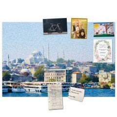 YAPIŞKANLI PANO/İSTANBUL, MANZARA 33X48 CM.