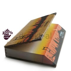 İSTANBUL DEFTER BLOKNOT-EL YAPIMI KALIN KAPAK ÖZEL AÇILI KESİMLİ