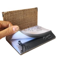 ATATÜRK DEFTER BLOKNOT-EL YAPIMI KALIN KAPAK ÖZEL AÇILI KESİMLİ