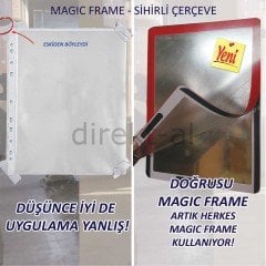 YAPIŞKANLI MIKNATISLI ESNEK ÇERÇEVE A4 DUYURU PANOSU