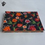 PAZEN/DİVİTİN KUMAŞ KAPAKLI YAPIŞKANLI FOTO ALBÜM-LALE DESEN