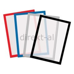 ARKASI MIKNATISLI KENARLARI RENKLİ FOLYO BİLGİ CEBİ-A4