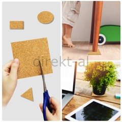 YAPIŞKANLI MANTAR LEVHA 2 MM 60X90 CM.