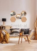 MANTAR LEVHA ALTIGEN YAPIŞKANLI DUVAR PANOLARI ARKASI  5 Lİ SET