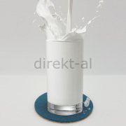 MANTAR KEÇE YUVARLAK BARDAK ALTI ÇİFT TARAFLI KULLANIM 4 ADET Mavi