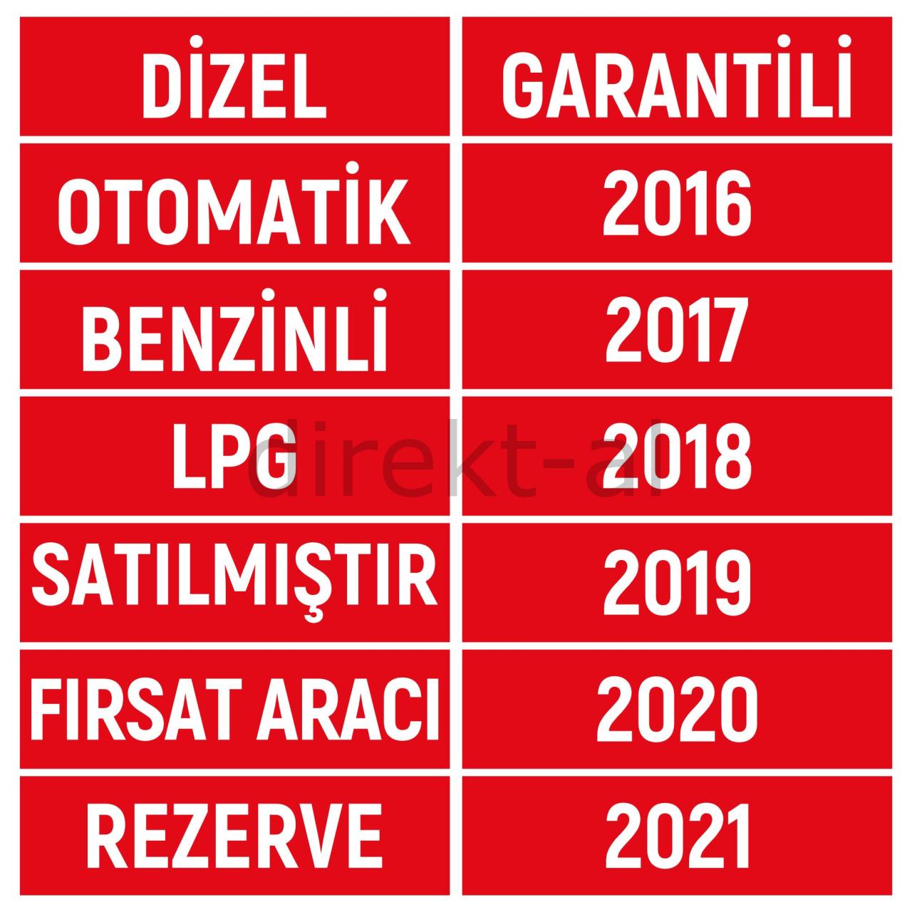 ARAÇ SATIŞI İÇİN CAM YAZILARI YAPIŞKANSIZ YAPIŞIR. 16 FARKLI YAZI