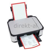 RENKLİ ÇERÇEVELİ A4 FOTOKOPİ KAĞIDI 90 GR.100'LÜ Kırmızı
