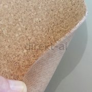 MOUSE PAD DOĞAL MANTAR  KAYMAZ TABANLI-ESNEK-YENİLİK YUVARLAK