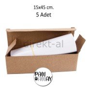 KEDİ EĞİTİM BANDI 2 YÜZÜ YAPIŞKANLI KOLTUK MOBİLYA TIRMALAMA CAYDIRICI, ŞEFFAF 15X45 CM. 5 ADET