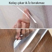 KEDİ EĞİTİM BANDI TEKYÜZ YAPIŞKANLI TIRMALAMA CAYDIRICI KOLTUK MOBİLYA KORUYUCU ŞEFFAF 25 x 45 cm 4 ADET