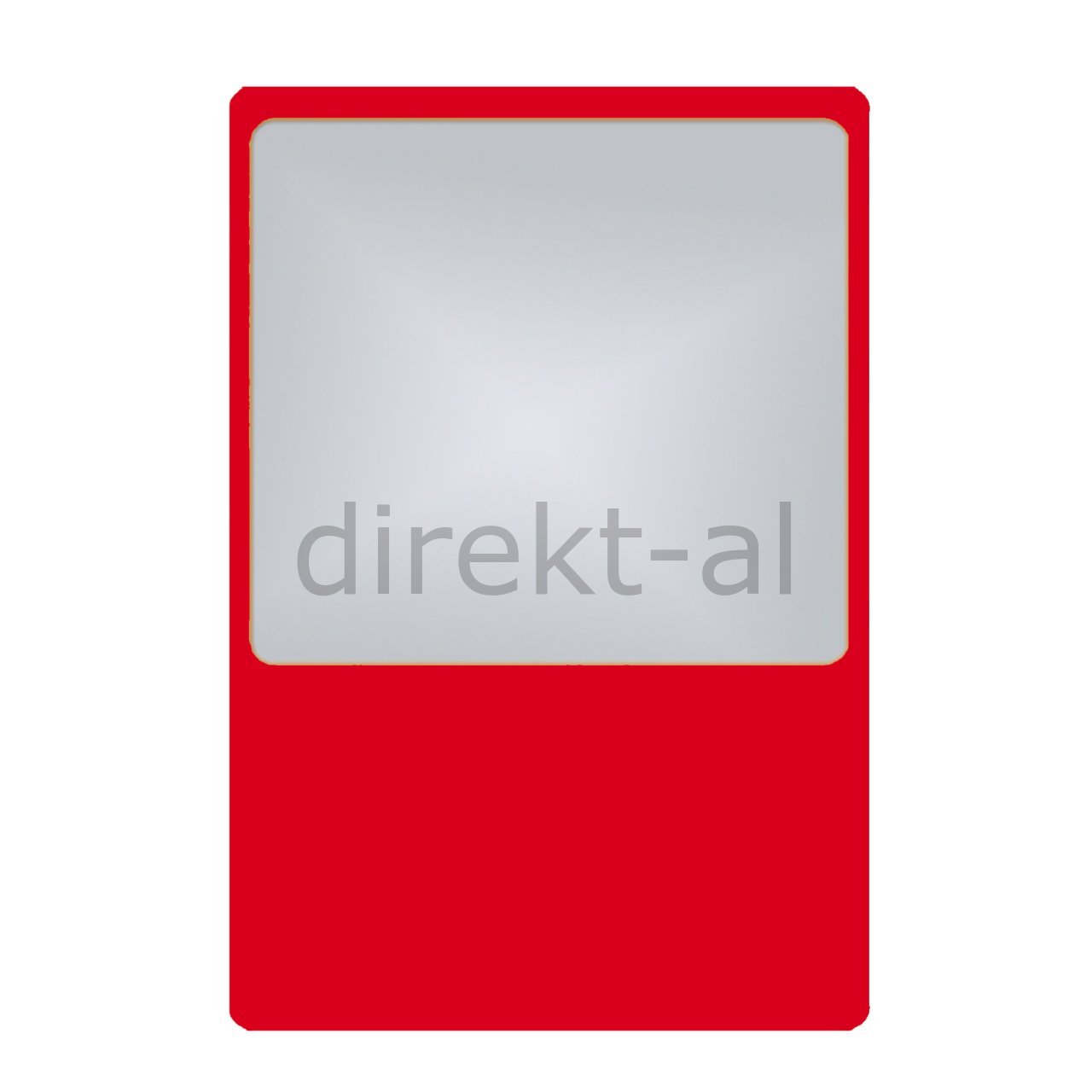 BÜYÜTEÇ KREDİ KARTI BÜYÜKLÜĞÜNDE, ESNEK, İNCE RENK SEÇENEKLİ Kırmızı