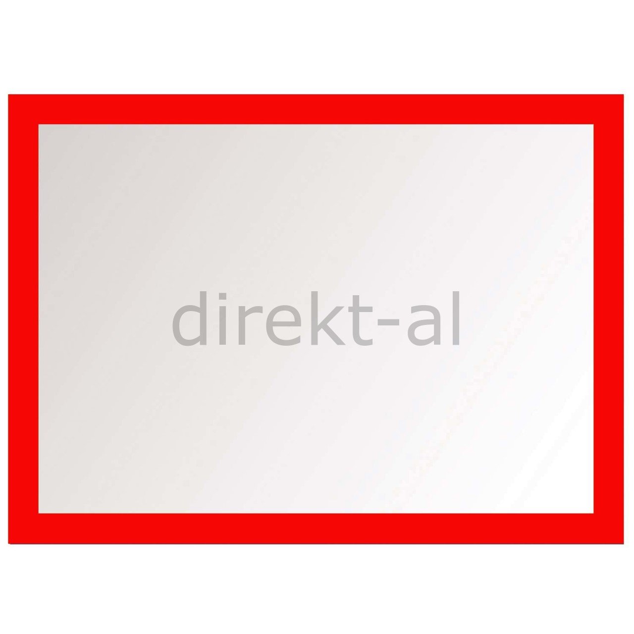 ARKASI YAPIŞKANLI A3 MIKNATISLI ESNEK ÇERÇEVE DUYURU PANOSU  5 RENK SEÇENEKLİ Kırmızı