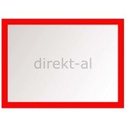 ARKASI YAPIŞKANLI A3 MIKNATISLI ESNEK ÇERÇEVE DUYURU PANOSU  5 RENK SEÇENEKLİ Kırmızı