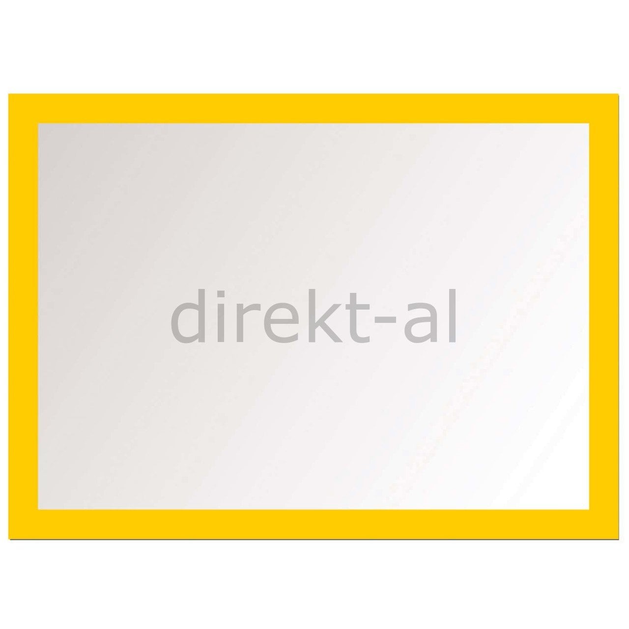 ARKASI YAPIŞKANLI A3 MIKNATISLI ESNEK ÇERÇEVE DUYURU PANOSU  5 RENK SEÇENEKLİ SARI
