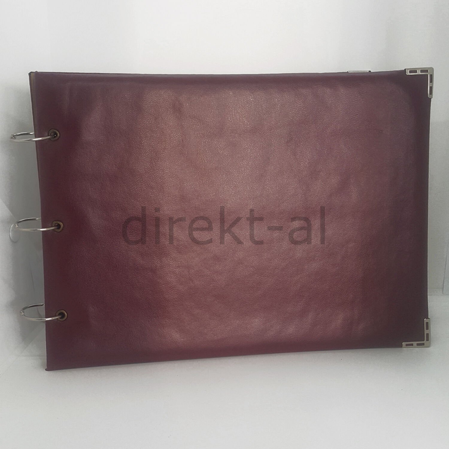 ÖZEL TASARIMLI DERİ KAPAKLI YAPIŞKANLI ALBÜM 29x21 CM. 20 YAPRAK