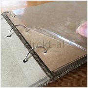 ÖZEL TASARIMLI DERİ KAPAKLI YAPIŞKANLI ALBÜM 29x21 CM. 20 YAPRAK