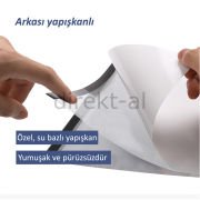 ARKASI YAPIŞKANLI KAPAĞI MIKNATISLI ESNEK ÇERÇEVE A4 DUYURU PANOSU 6 RENK SEÇENEKLİ