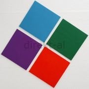 KEÇE KUMAŞ KAPLI DUVAR PANOSU 4 RENKLİ  30X30 CM 4 ADET