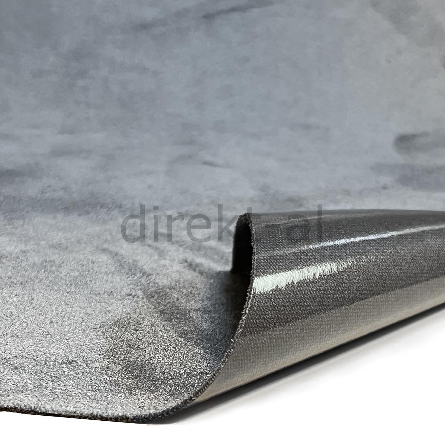 YAPIŞKANLI ALKANTARA NUBUK TİPİ KUMAŞ 48 cm X 100 cm RENK SEÇENEKLİ Gri