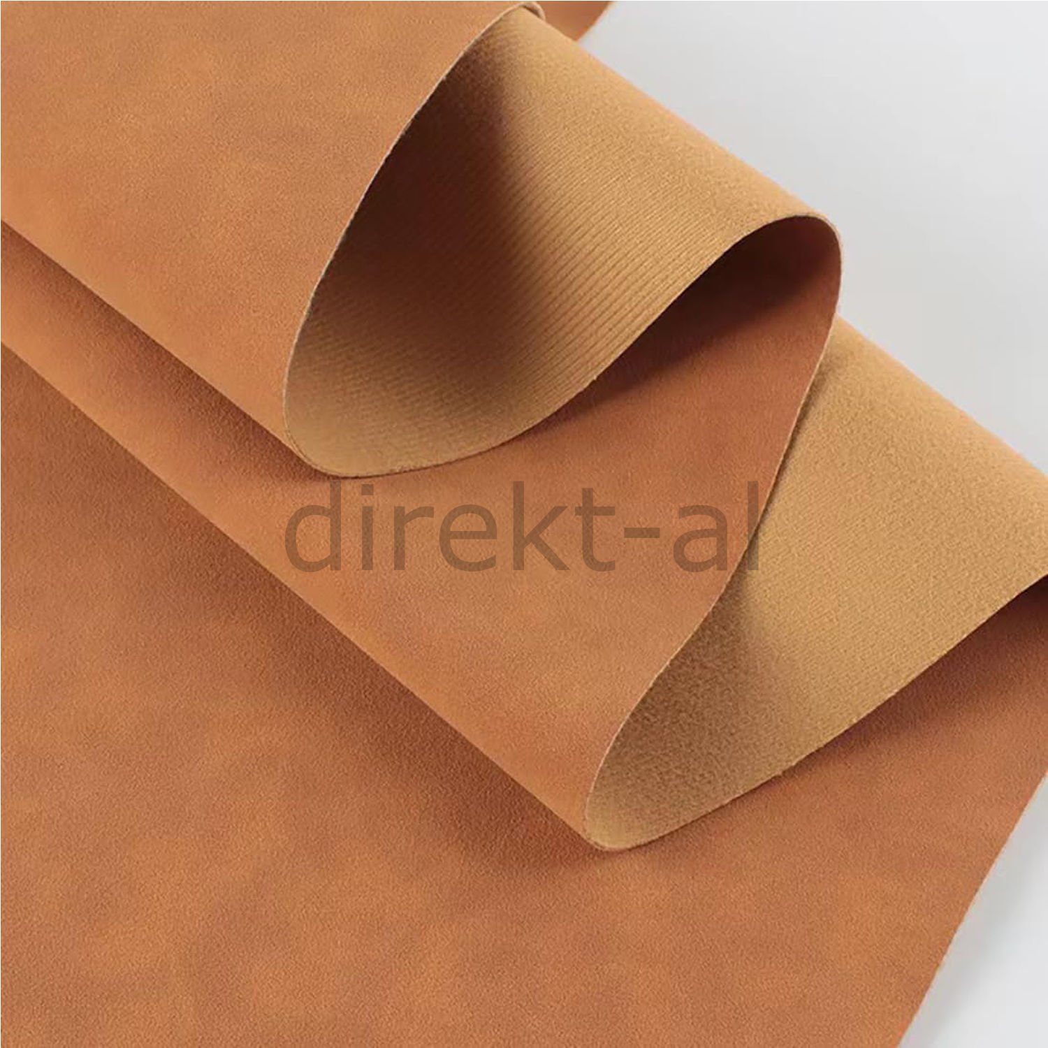 YAPIŞKANLI ALKANTARA NUBUK TİPİ KUMAŞ 48 cm X 100 cm RENK SEÇENEKLİ Taba