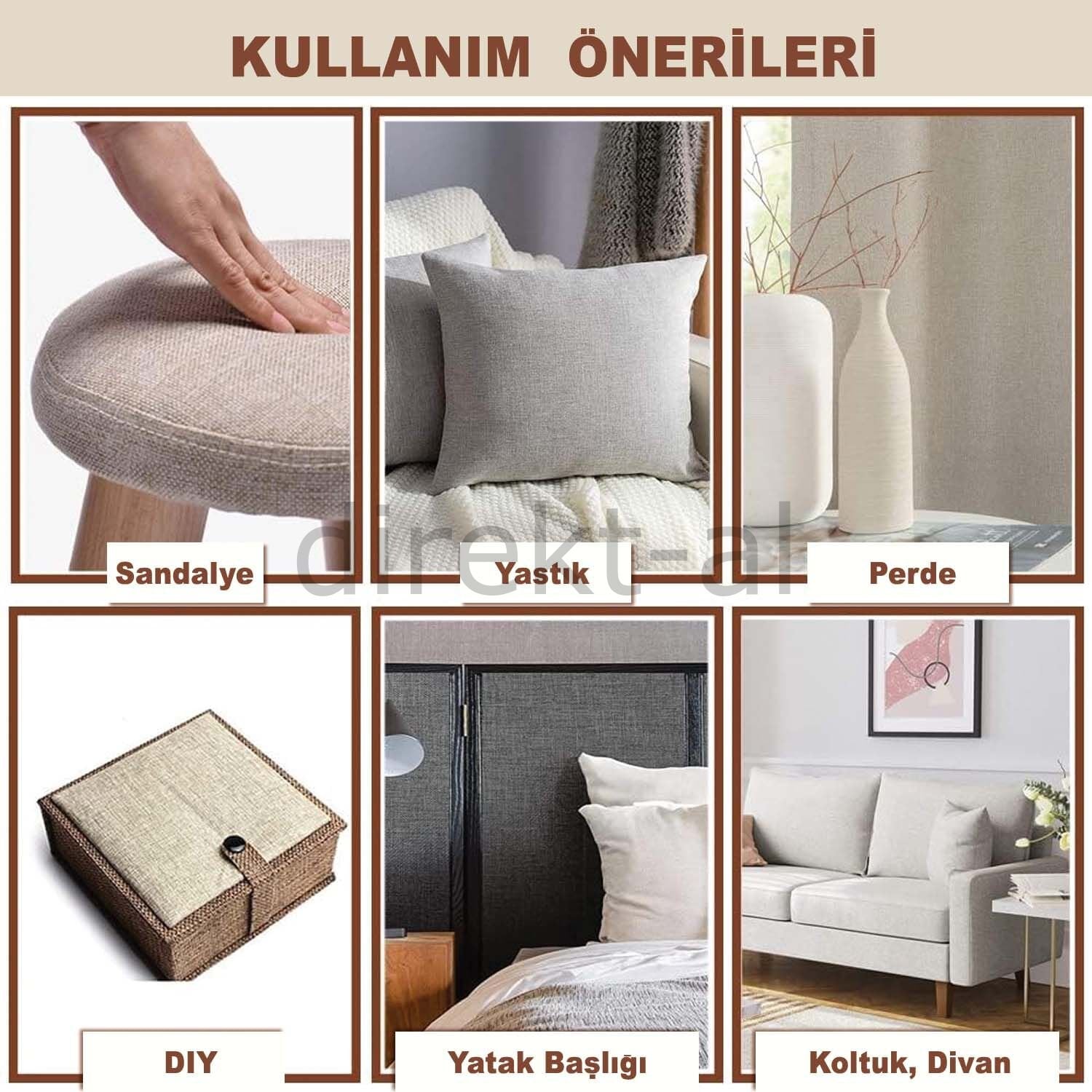 Keten Kumaş Tamir Yamaları Arkası Yapışkanlı 22 x 33 cm. Renk Seçenekli 2 adet