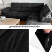 Yapışkanlı Alkantara Nubuk Deri Tipi Kumaş Tamir Yama Seti 3 Set 18 Parça