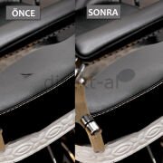 Yapışkanlı Suni Deri Yaması Tamir Seti. Düz Ve Şekilli 18 Adet