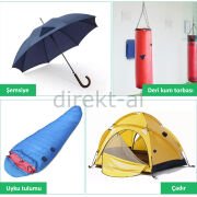 Yapışkanlı Polyester Kumaş Mont Çadır Şemsiye Tamir Yaması 19 Adet